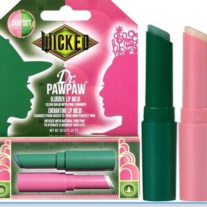 Wicked Lip Balm Duo Set - Pink and Green